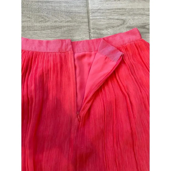 J Crew Pink Crepe Double Layer Skirt  Size 10 Skirt Vintage - Picture 5 of 7